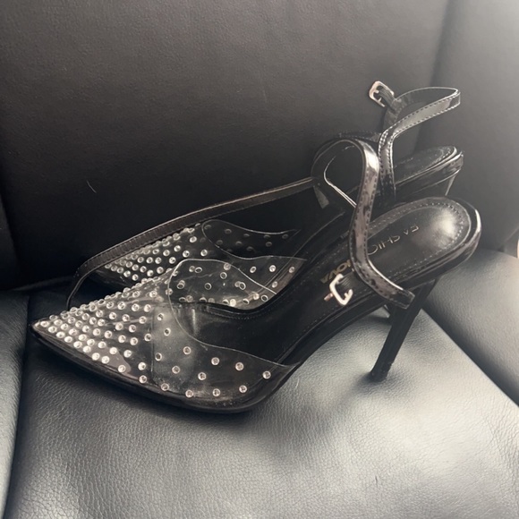 Fashion Nova Rhinestone Heels 8 - Picture 1 of 4